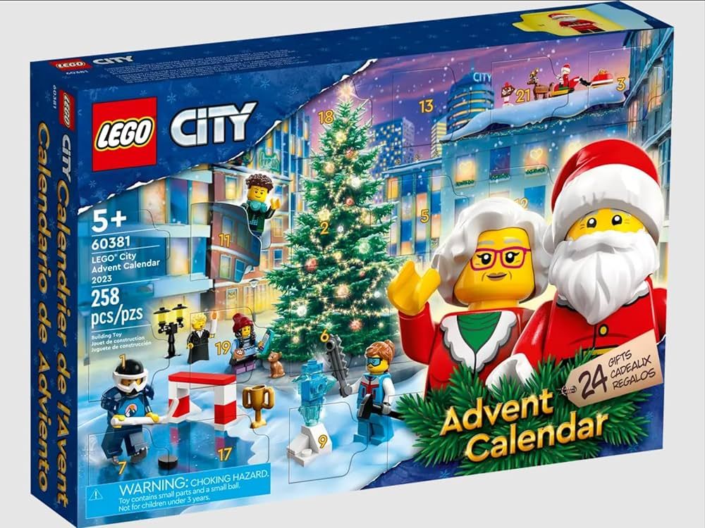 LEGO City 60381 2023 Advent Calendar Christmas Holiday Countdown Playset, an ideal gift idea for ... | Amazon (US)