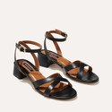 Click for more info about The Lena Sandal - Black Nappa