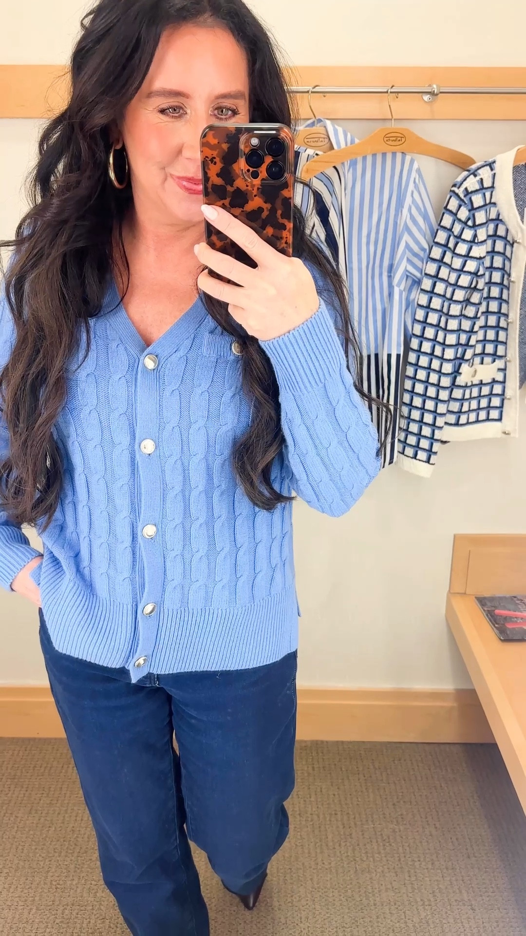NEW 
Blue & white cardigans & tops from Talbots 

#LTKWatchNow #LTKOver40