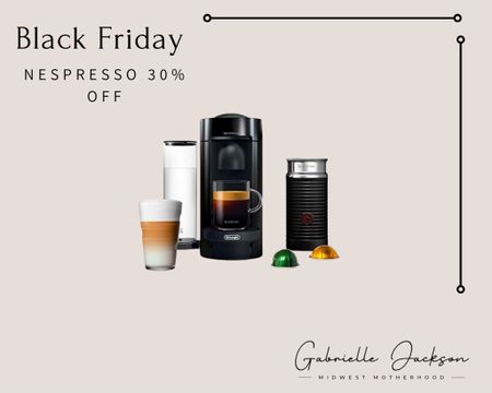 Black Friday Nespresso sale Amazon 30% off. Gift for coffee lover, gift for anyone, gift for him. 

#LTKHoliday #LTKsalealert #LTKGiftGuide