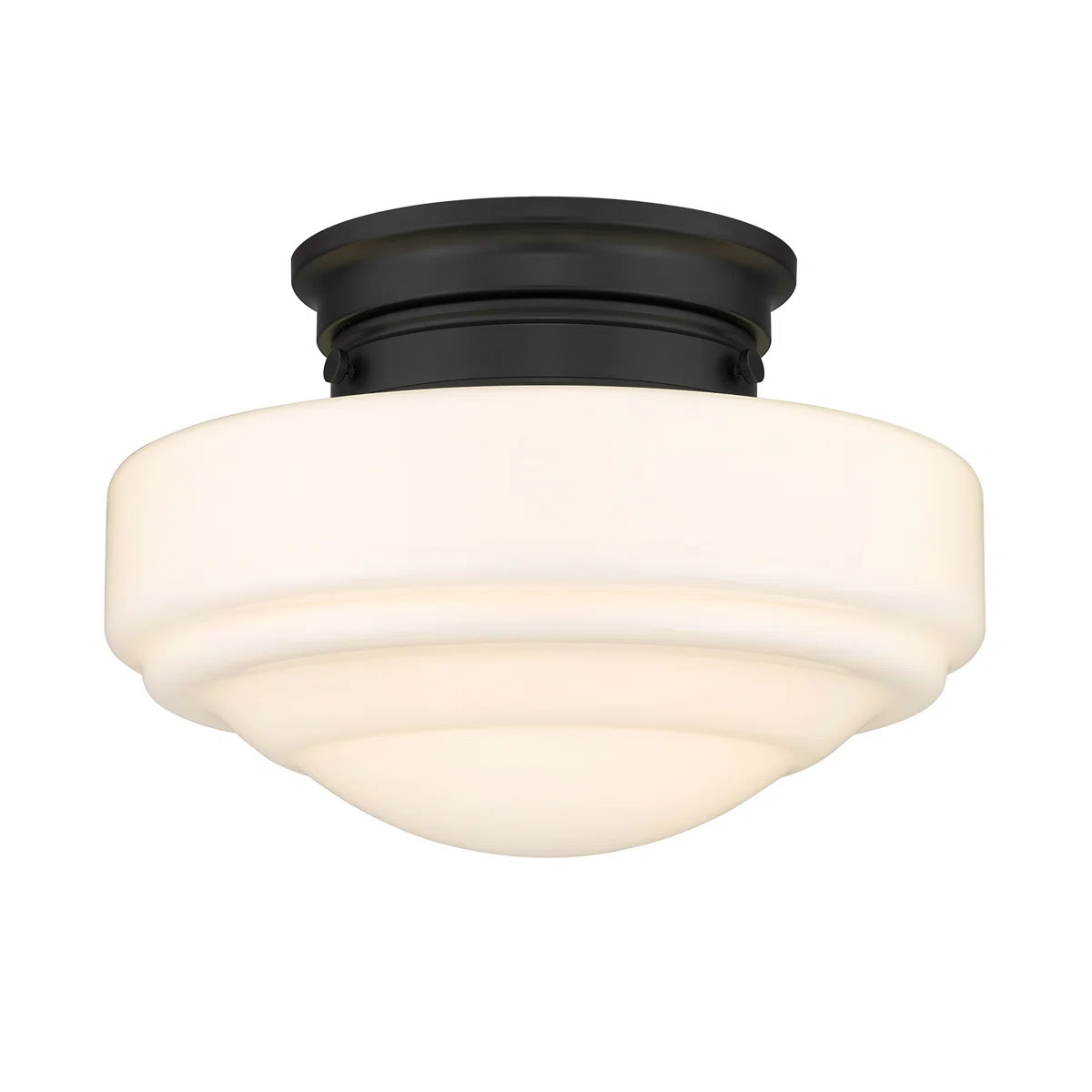 Melora Glass Semi Flush Mount | Wayfair North America