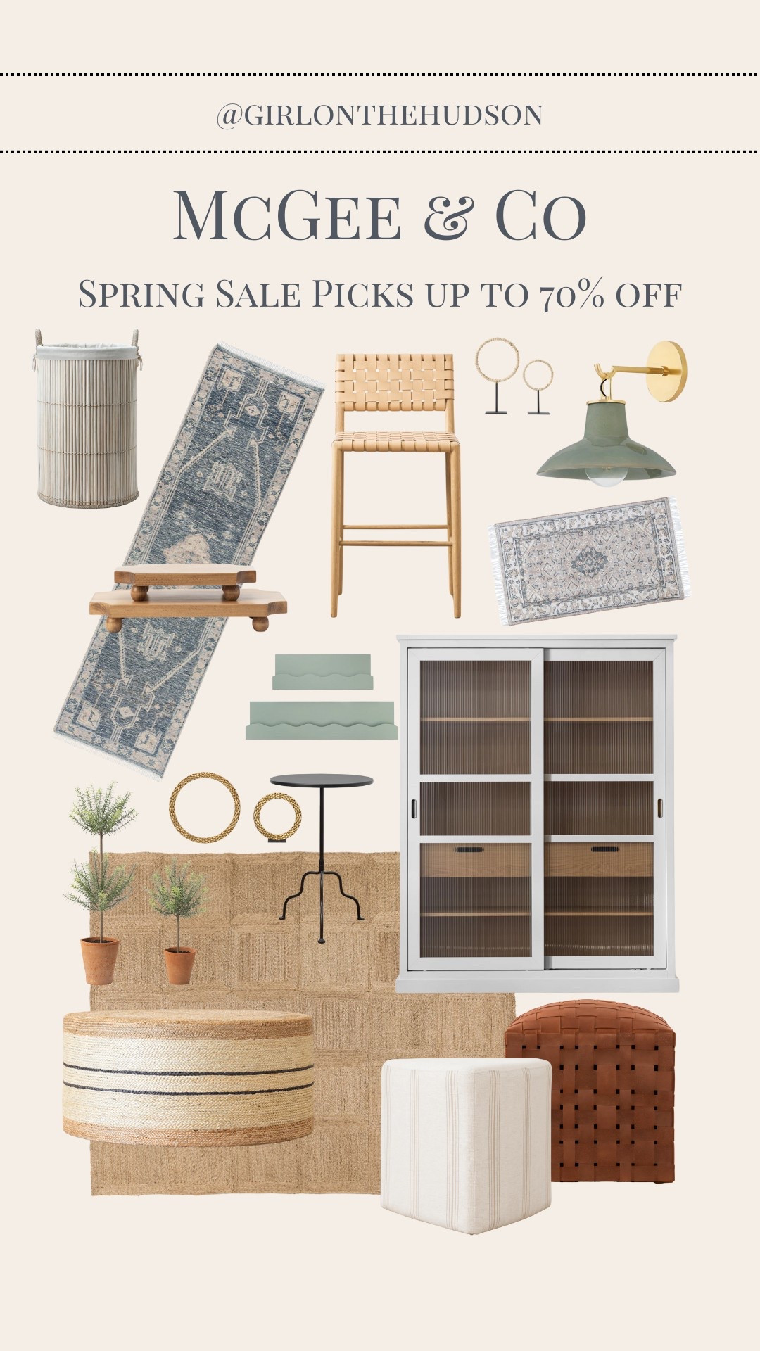 McGee & Co spring sale picks: the best deals up to 70% off! Sale ends tonight!! 

living room furniture, rug, sconce, home decor, counter stool, cabinet, ottomans, accessories and more!

#LTKSaleAlert #LTKSeasonal #LTKHome