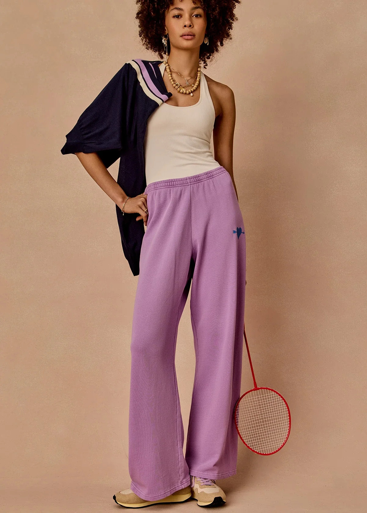 The Upside Soul Cal Wide Leg Track Pant | Shop.com