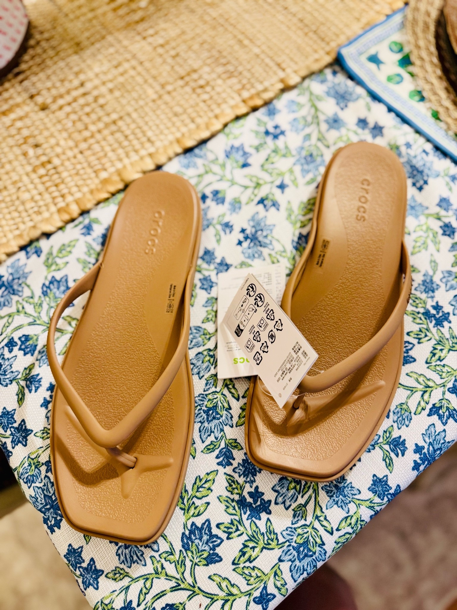 Obsessed with these square toe CROCS!!