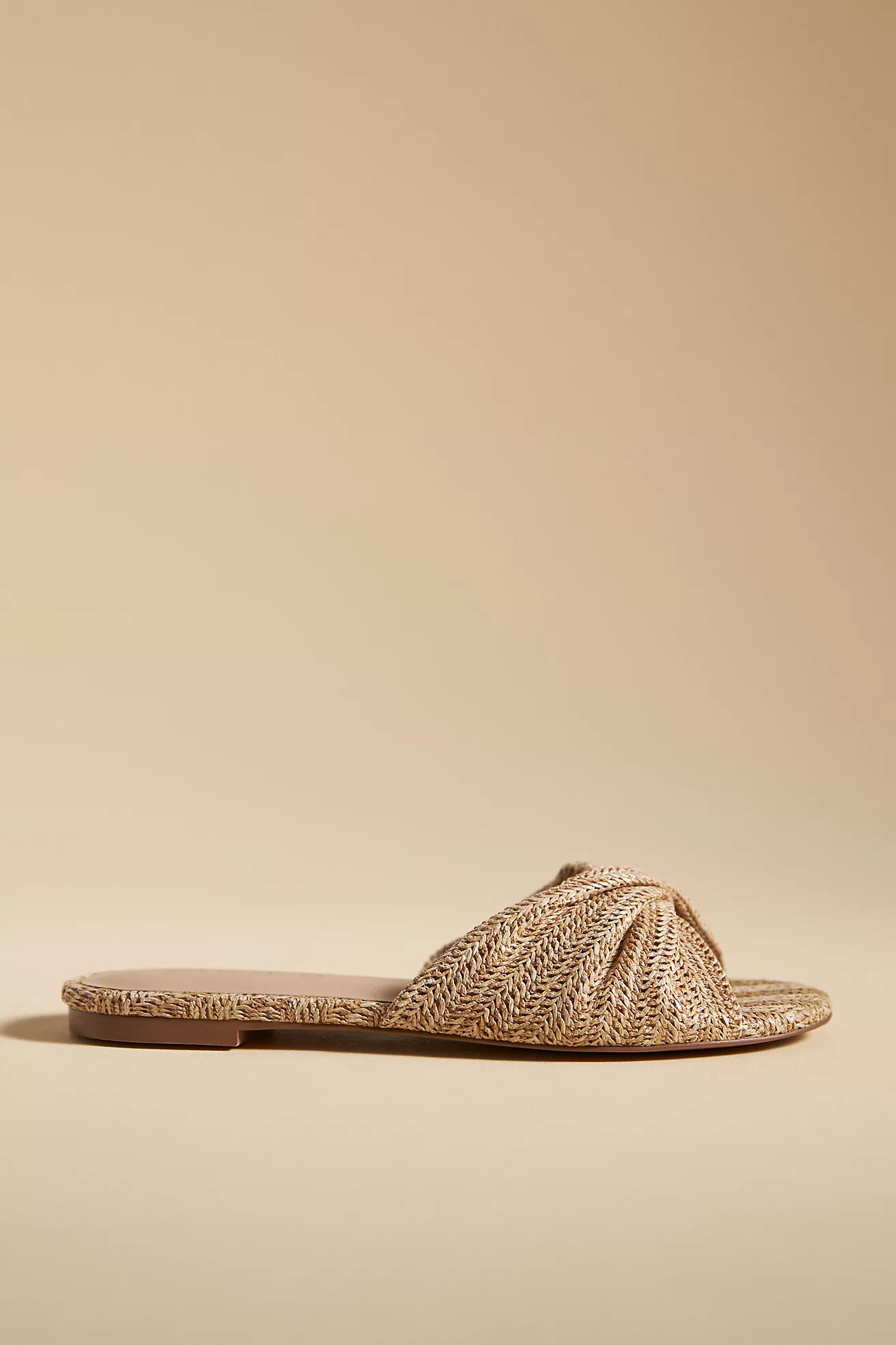 Silent D Raffia Flat Sandals | Anthropologie (US)