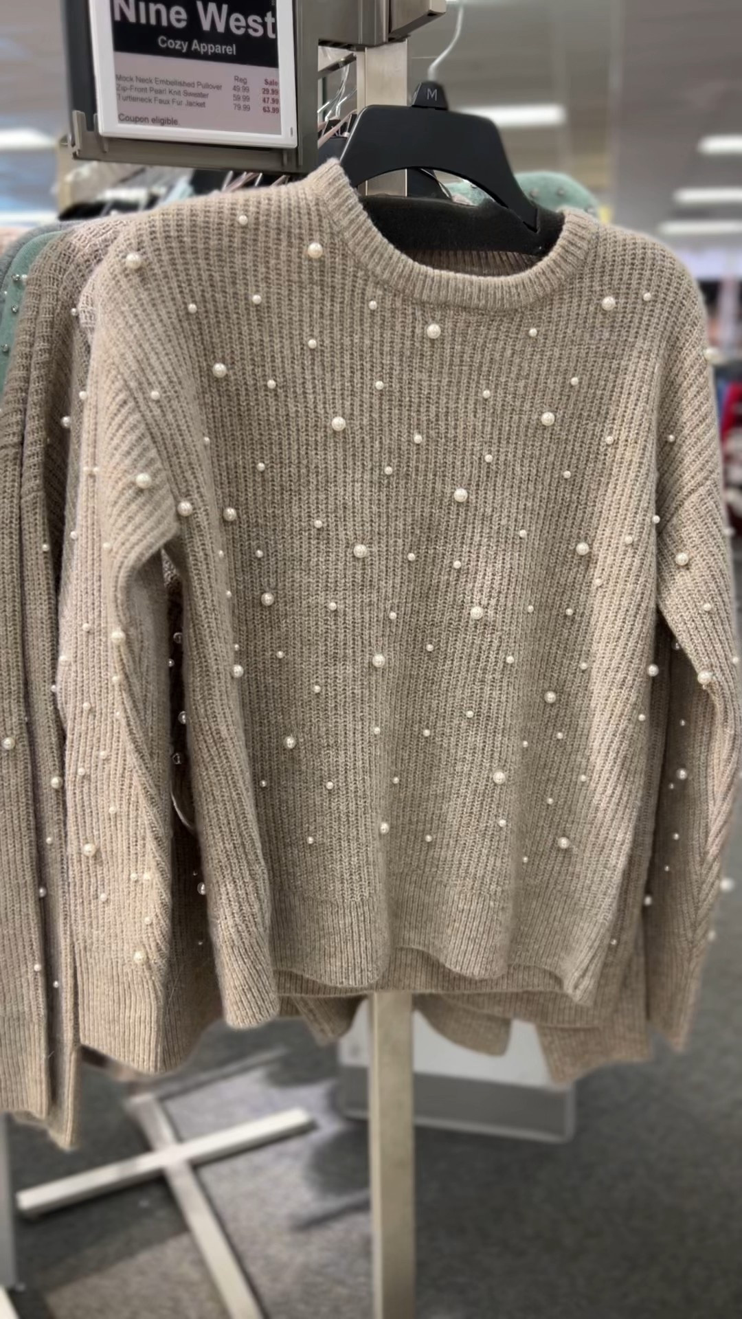 Kohls pearl embellished sweater $25.49 with code GET15 #blackfriday 

#LTKHoliday #LTKGiftGuide #LTKCyberWeek
