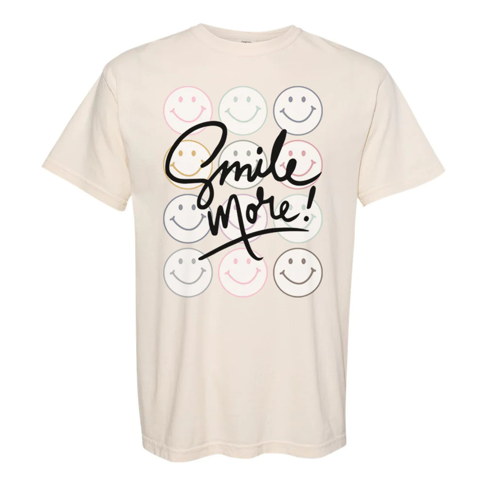 'Smile More' T-Shirt | United Monograms