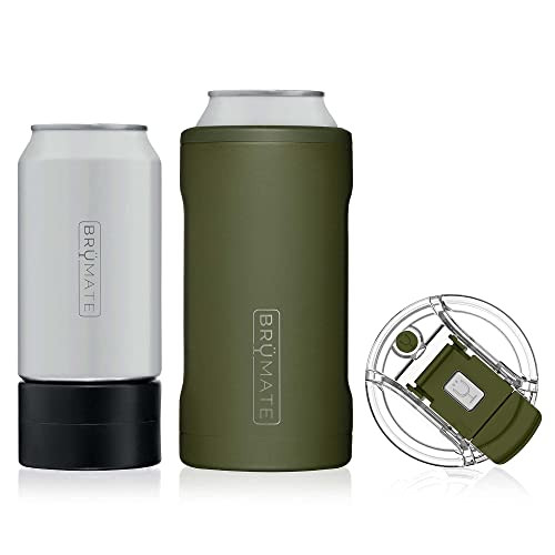 BrüMate Hopsulator Trio 3-in-1 Insulated Can Cooler for 12oz / 16oz Cans + 100% Leak Proof Tumbler w | Amazon (US)