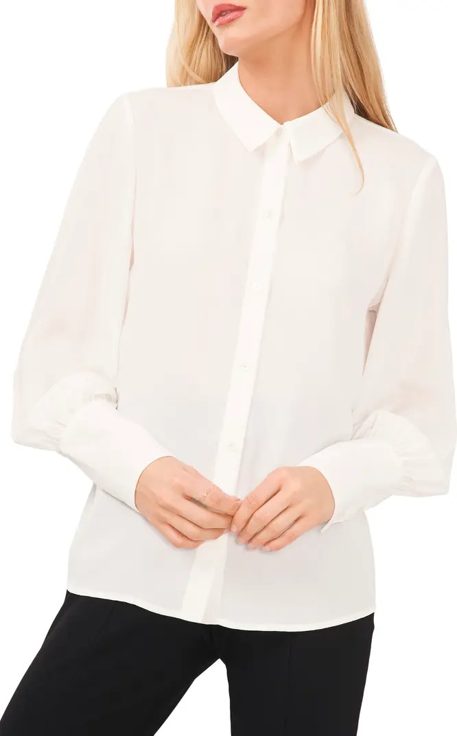 Solid Button-Up Shirt | Nordstrom