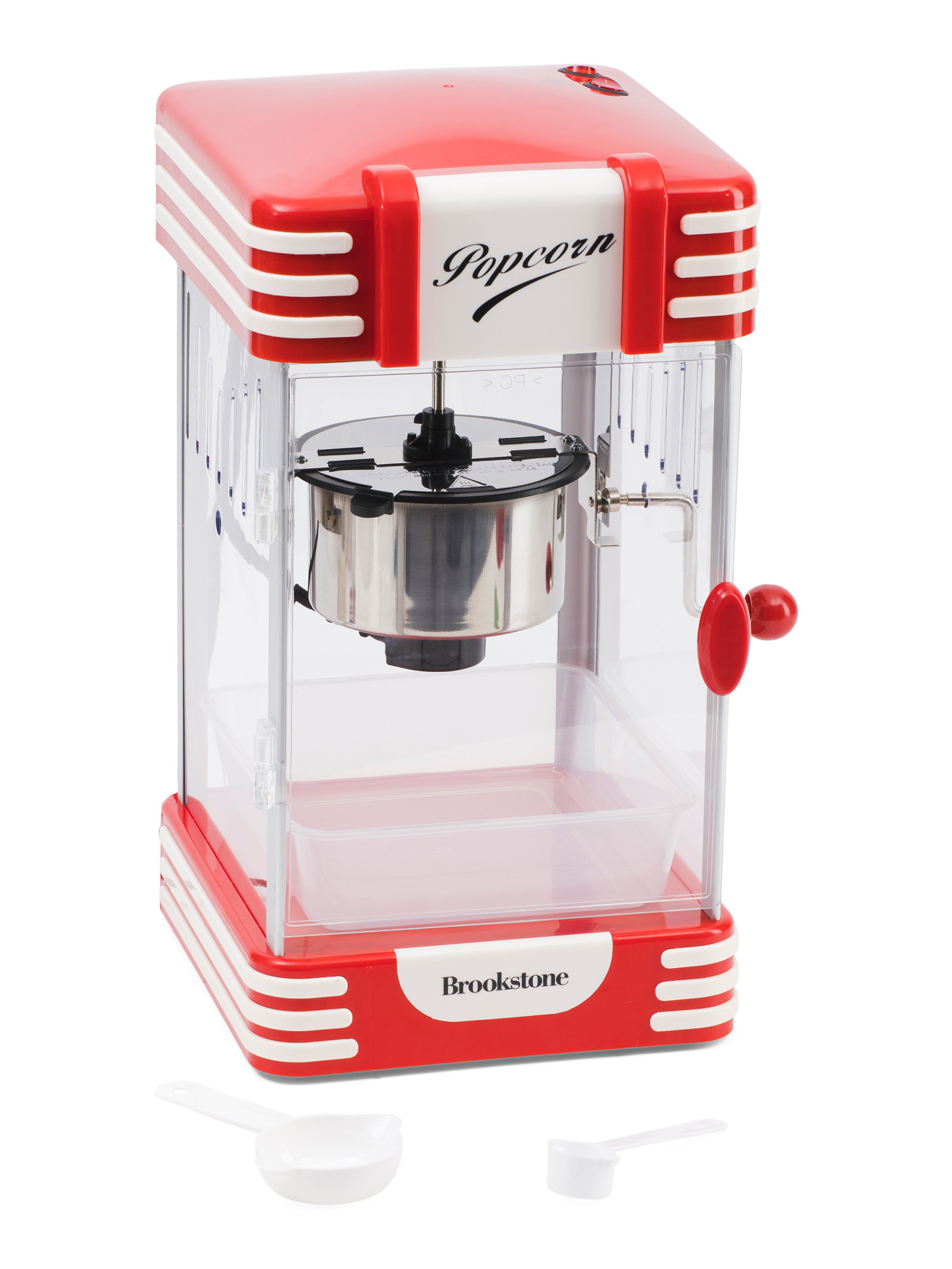 Stainless Steel Vintage Popcorn Maker | TJ Maxx