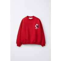 Zara - Sweatshirt Mit Herz - Rot - Unisex | Zara DE