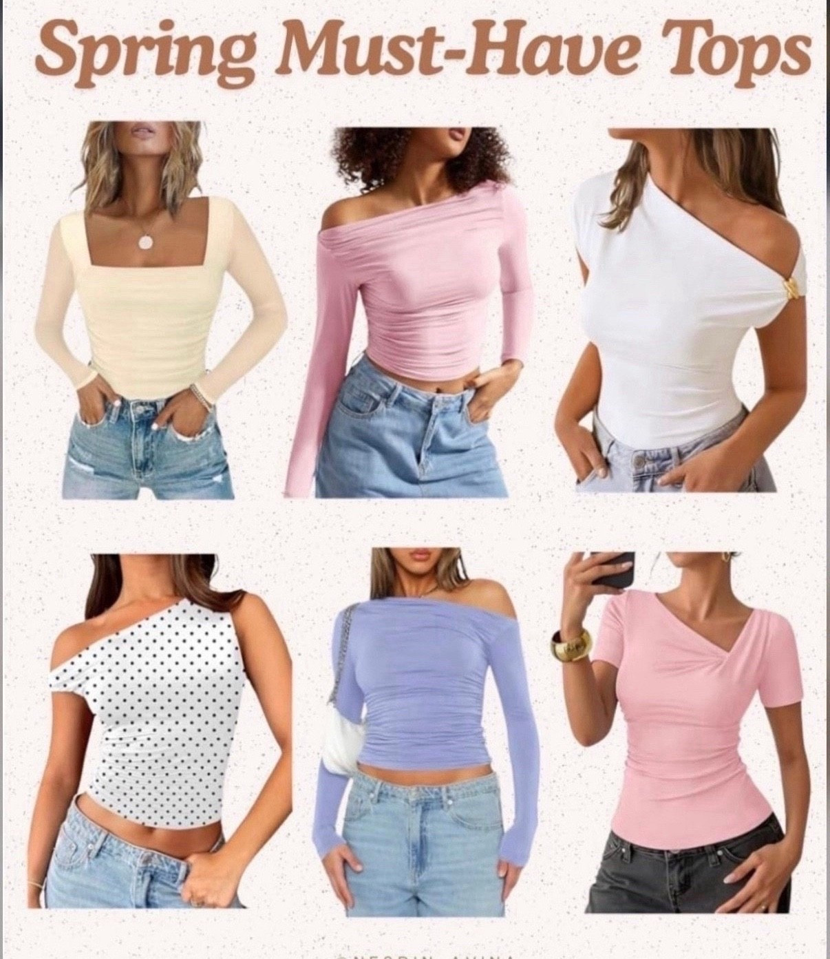Spring tops
Short sleeve tops
Long sleeve tops
Pastel tone tops
Going out tops
#goingouttop #springtops #capsule #springfashion #springstyle