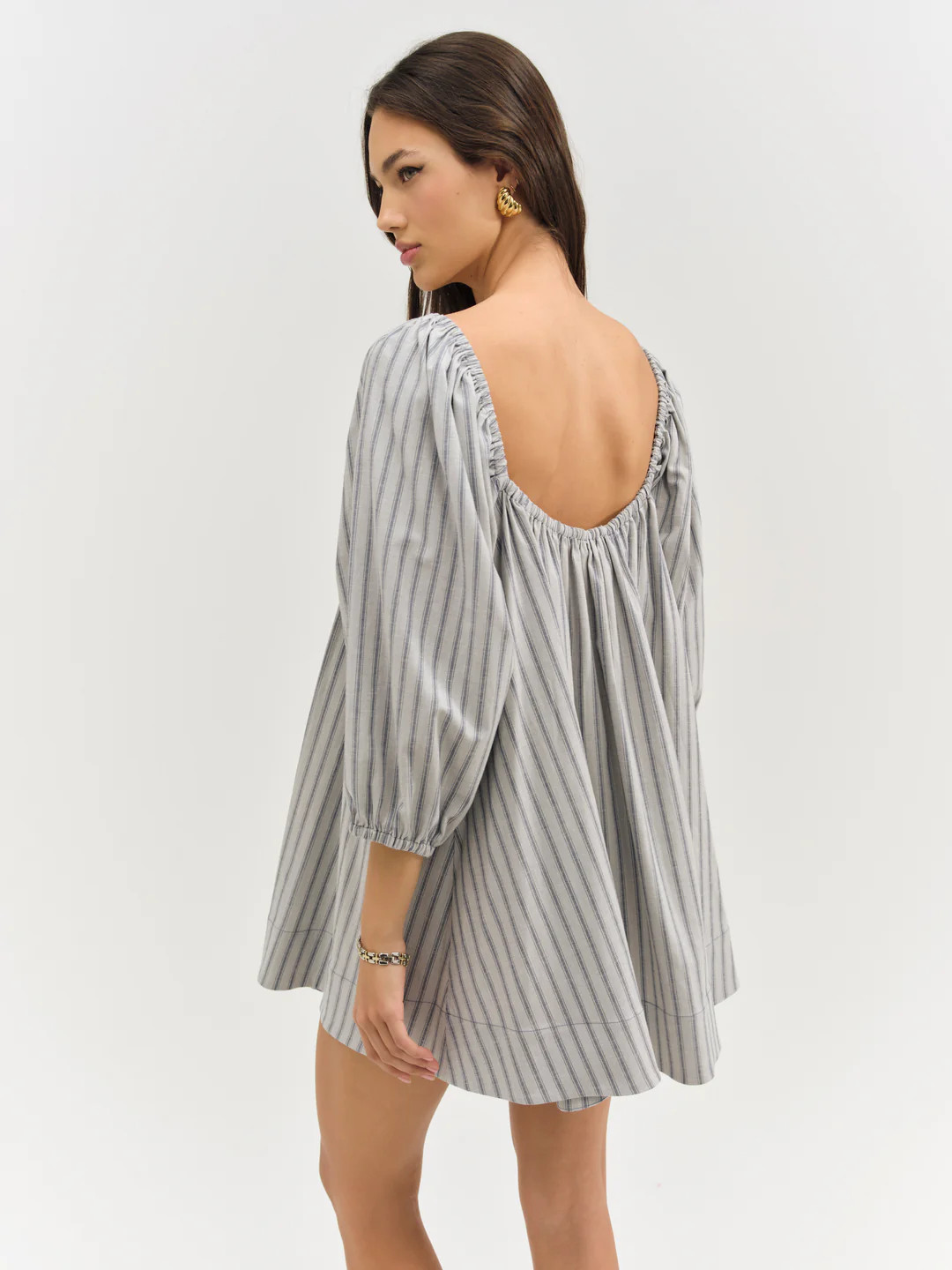 Linen Stripe Mini Dress | For Love & Lemons