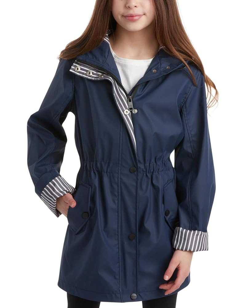 URBAN REPUBLIC Girls Rain Jacket - Waterproof Slicker Shell Anorak Jacket Lightweight Kids Rain C... | Amazon (US)