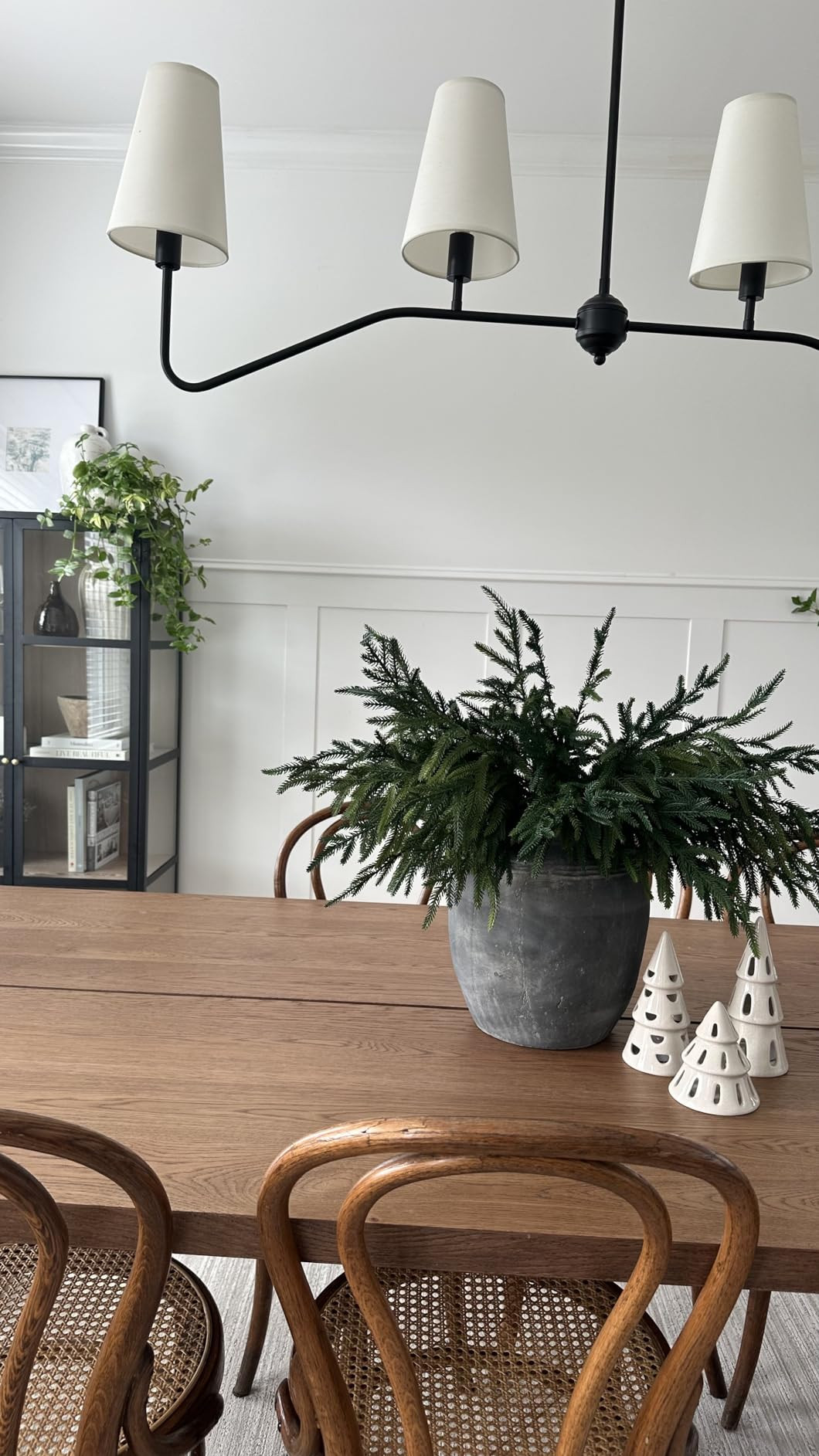 Jutom 30 Pcs Christmas Norfolk Pine Branches, 18 Inch Norfolk Pine Artificial Christmas Branches ... | Amazon (US)