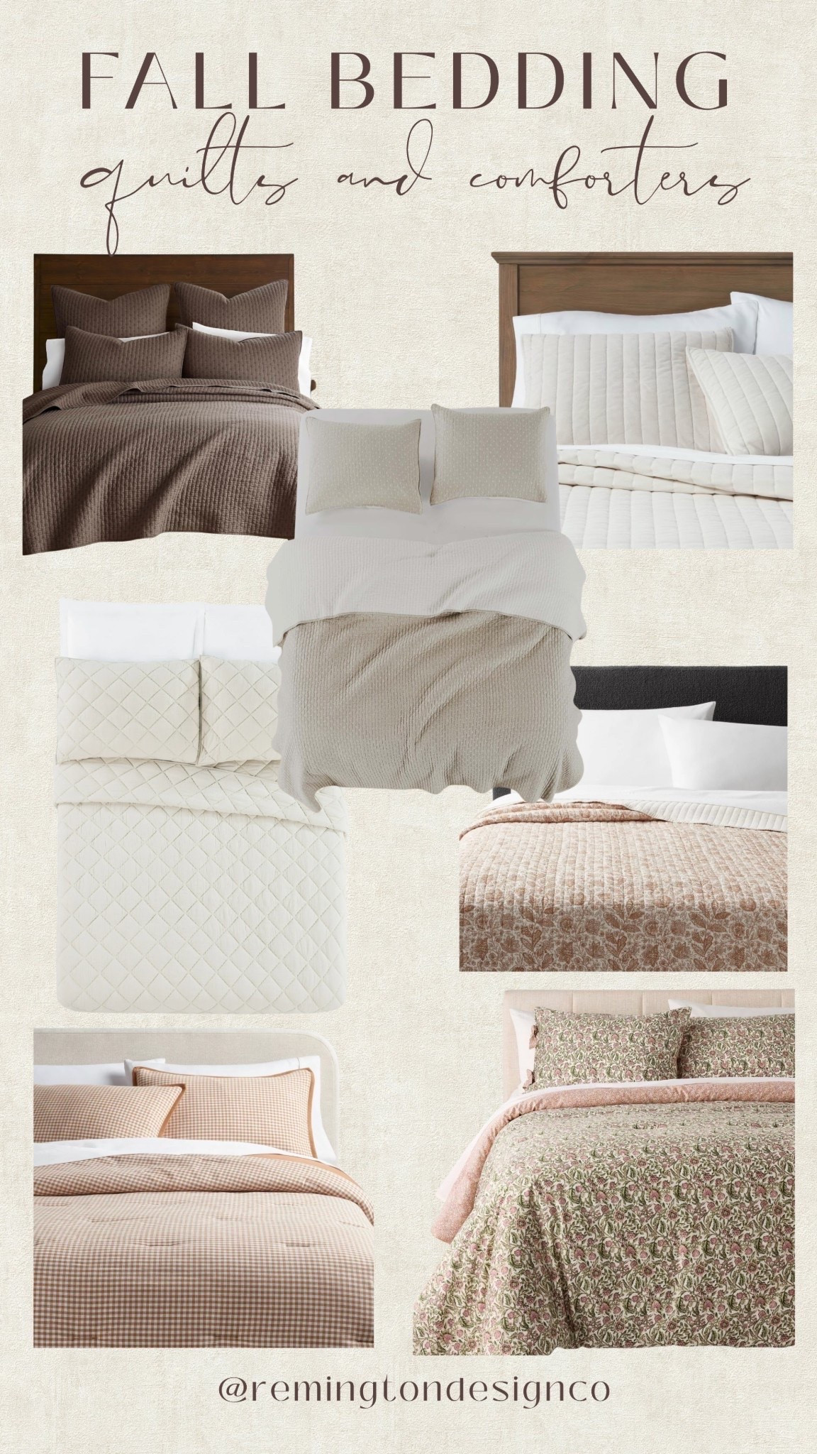 Fall quilts & comforters 🙌🏼

Style tips - Bedding - Comforter - Quilt #LTKStyleTip