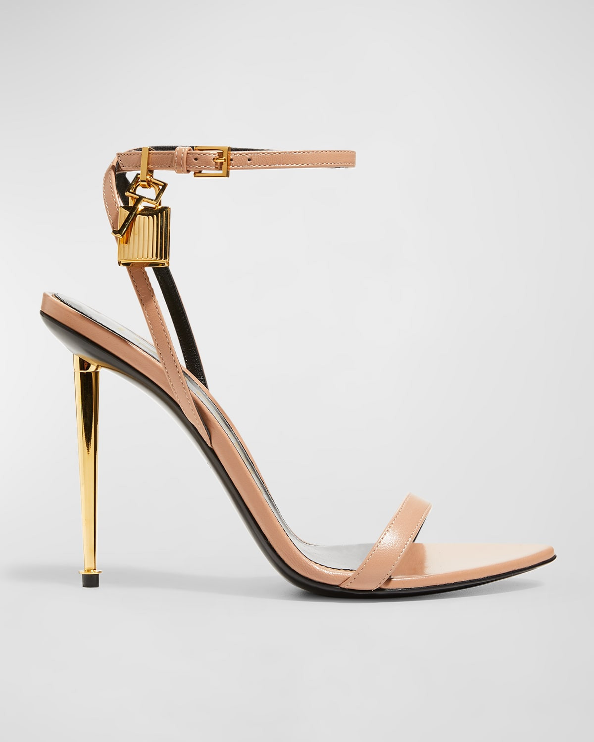 Lock Stiletto Sandals | Neiman Marcus