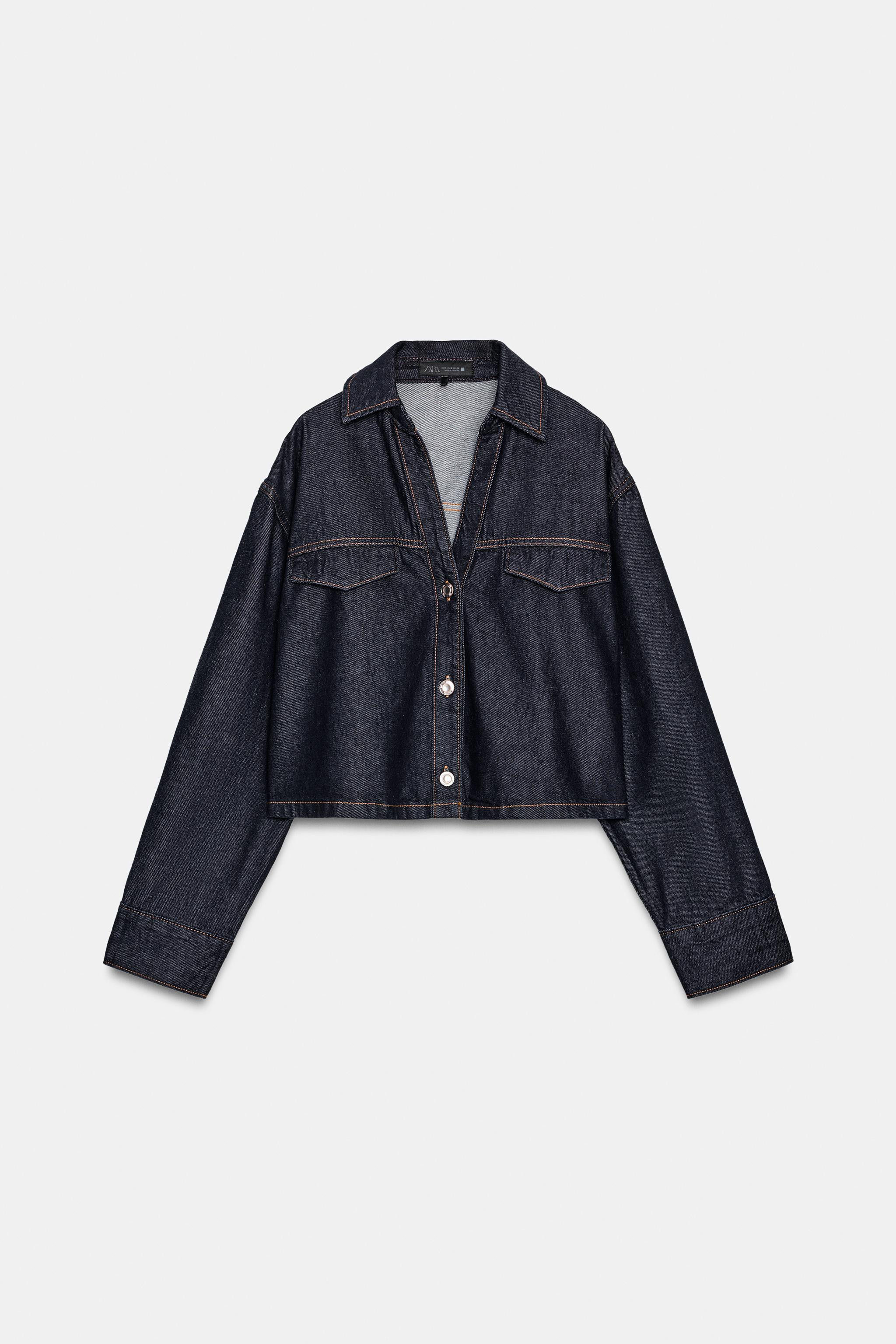 Z1975 DENIM SHIRT WITH FLAPS | Zara UK