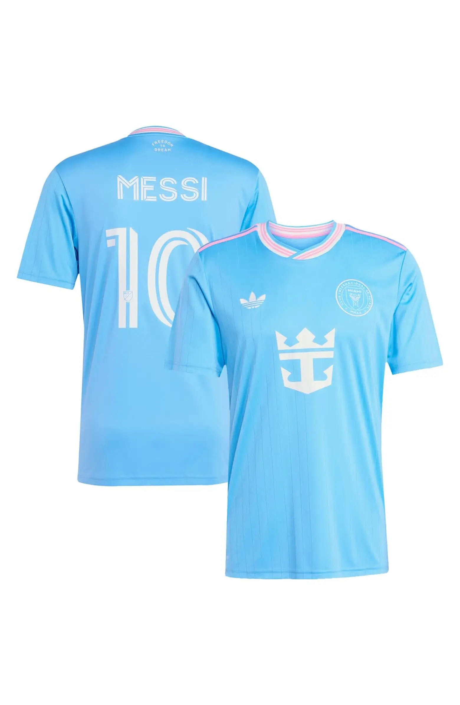 Men's adidas Originals Lionel Messi Blue Inter Miami CF 2025 Third Replica Player Jersey | Nordstrom