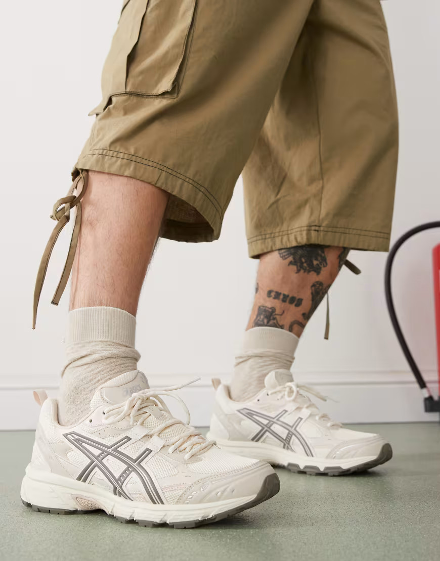 Asics Gel-Nunobiki trainers in cream and mineral beige-White | ASOS (Global)