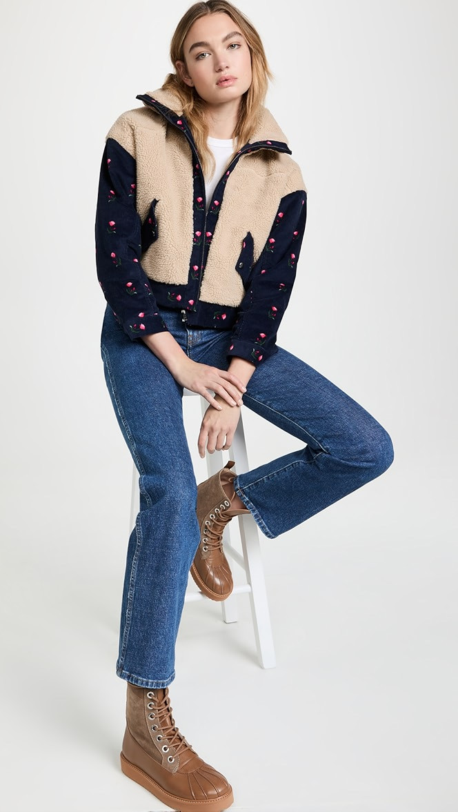 Teddy Corduroy Trucker Jacket | Shopbop