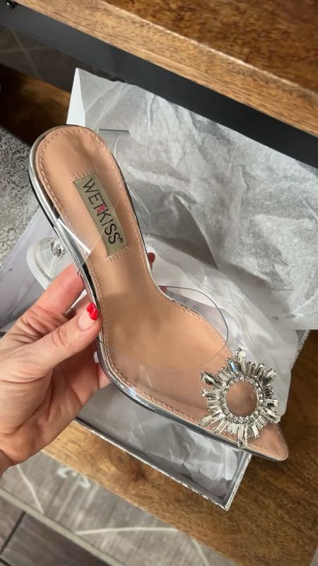 Amazon heels- if in between sizes, size up! 