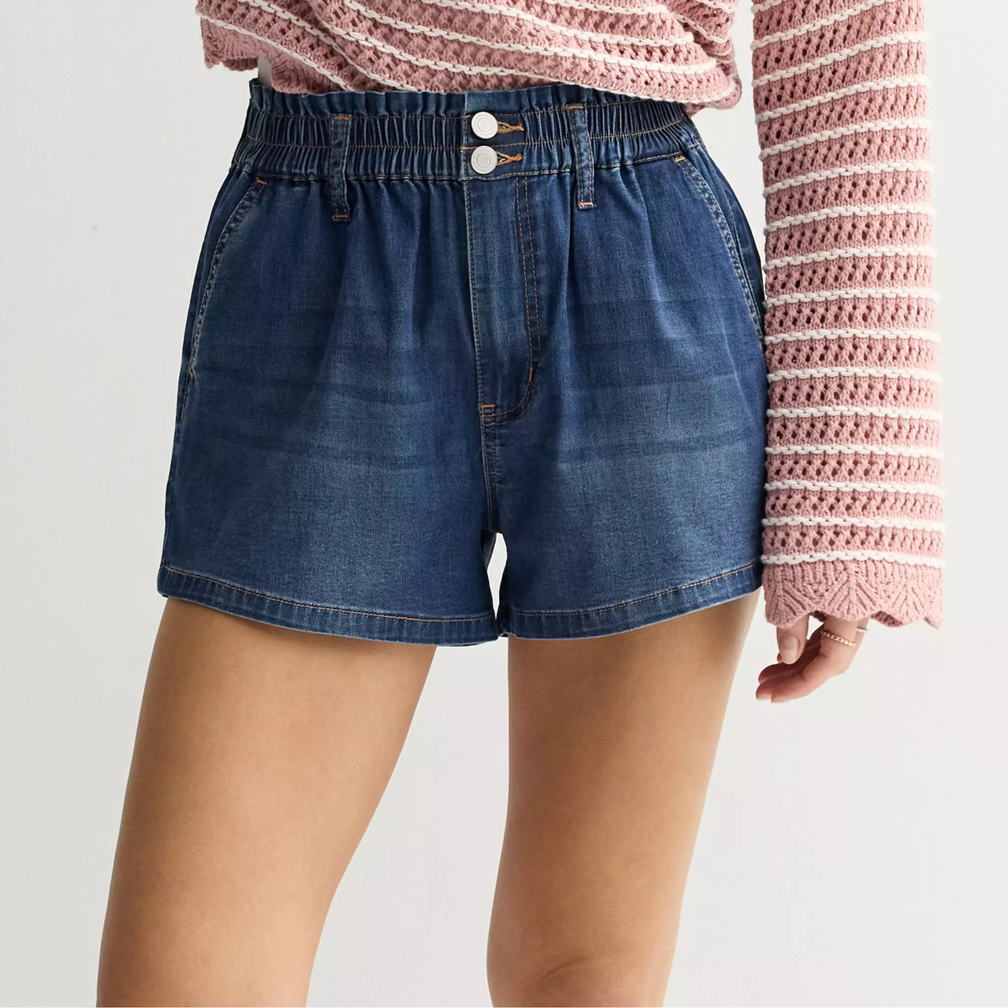 Juniors' SO\u00ae High Rise Paperbag Shorts | Kohl's