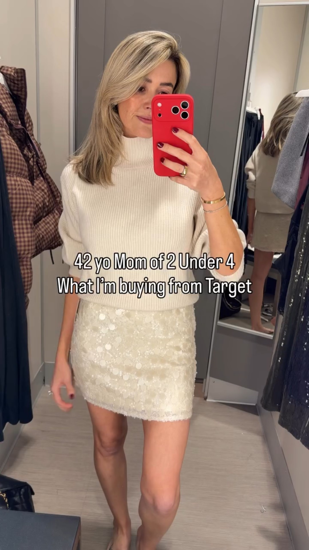 Comment OOTD and I’ll send you these Target Finds!! My fav is the tweed skirt, pair it with knee high boots 👌🏼 Which is your fav? 

#targetfashion #targetmademedoit #targetstyle #styleover40

#LTKOver40 #LTKgrwm #LTKootd