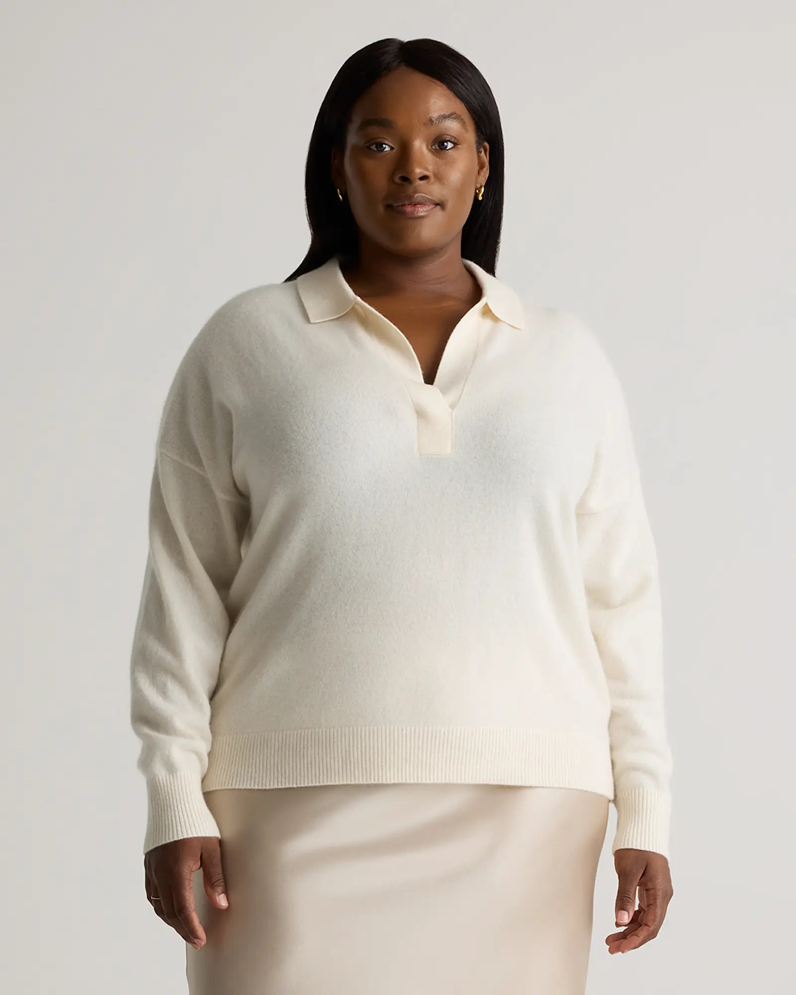Mongolian Cashmere Polo Sweater | Quince