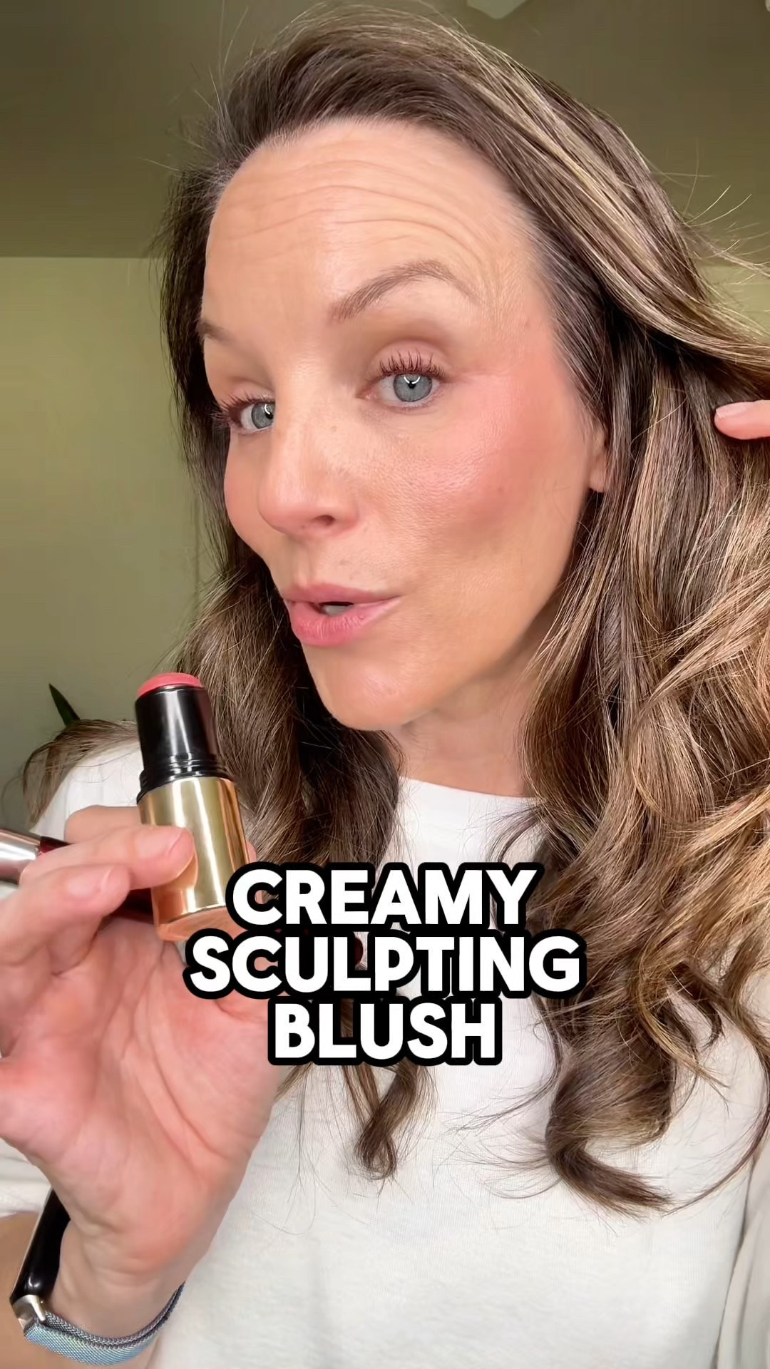 Major Mauve gives the prettiest soft-matte flush. Creamy, blendable, and that blurred finish lasts all day. #makebeauty #makebeautycreamstroke #blushstick #beautyover40@makebeauty 

#LTKOver40 #LTKBeauty