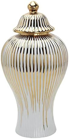 Gralara Ceramic Ginger Jar Storage Bottle Tabletop Large Capacity Handcrafts Handmade Centerpiece... | Amazon (US)