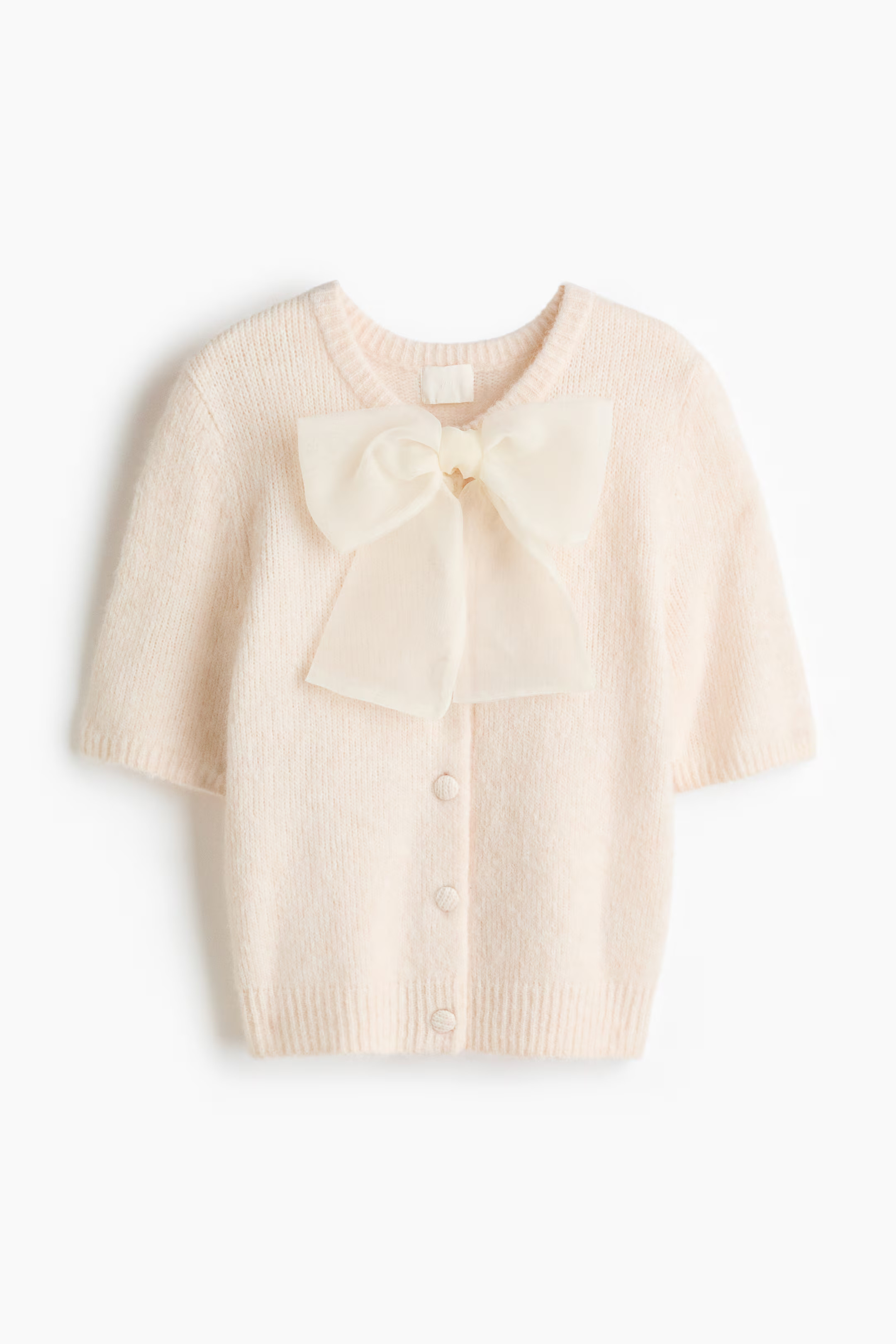 Bow-Detail Knit Cardigan | H&M (US + CA)