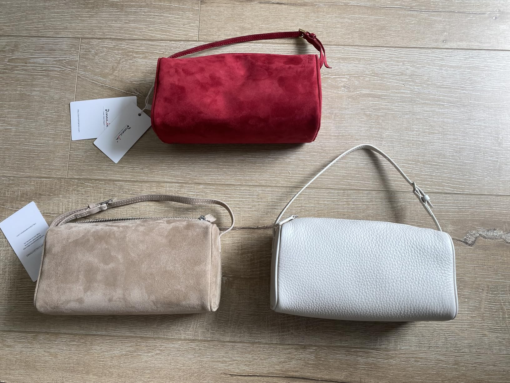 Premium Suede Leather Crossbody Purses for Women, Small Shoulder Bag with Adjustable Strap and Cr... | Amazon (US)