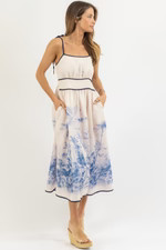 VICTORIA PRINT MIDI DRESS | L'ABEYE