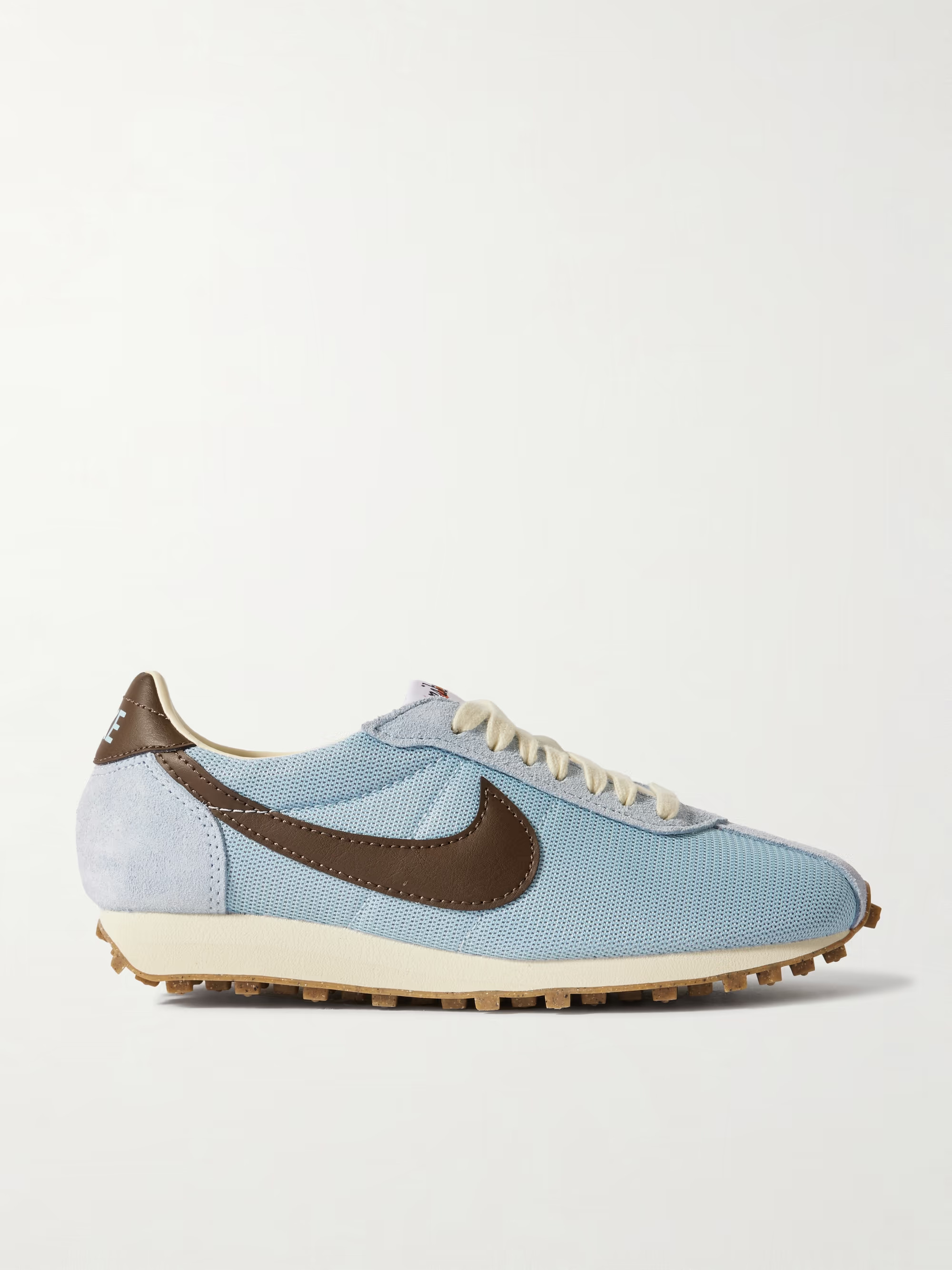 LD-1000 leather and brushed suede-trimmed mesh sneakers | NET-A-PORTER (UK & EU)