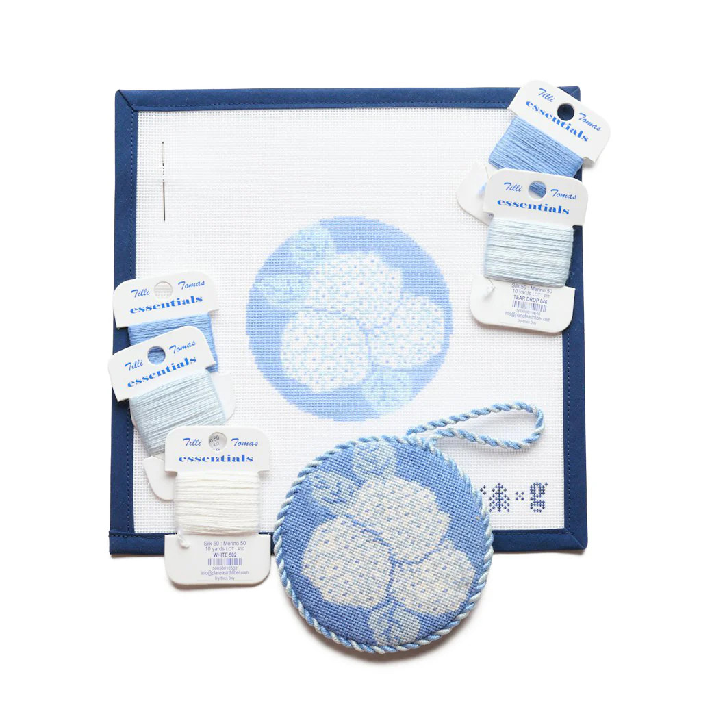 Hydrangeas Needlepoint Kit | ChappyWrap | ChappyWrap