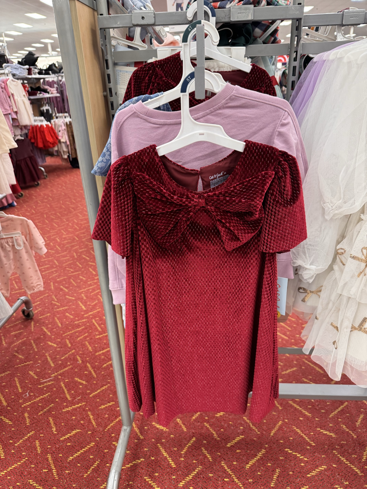 Cat & Jack little girls dress! 

It’s velvet with a big bow 😍 

#LTKFindsUnder50 #LTKKids #LTKHoliday