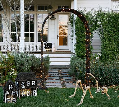 Lit Rattan Archway | Pottery Barn (US)