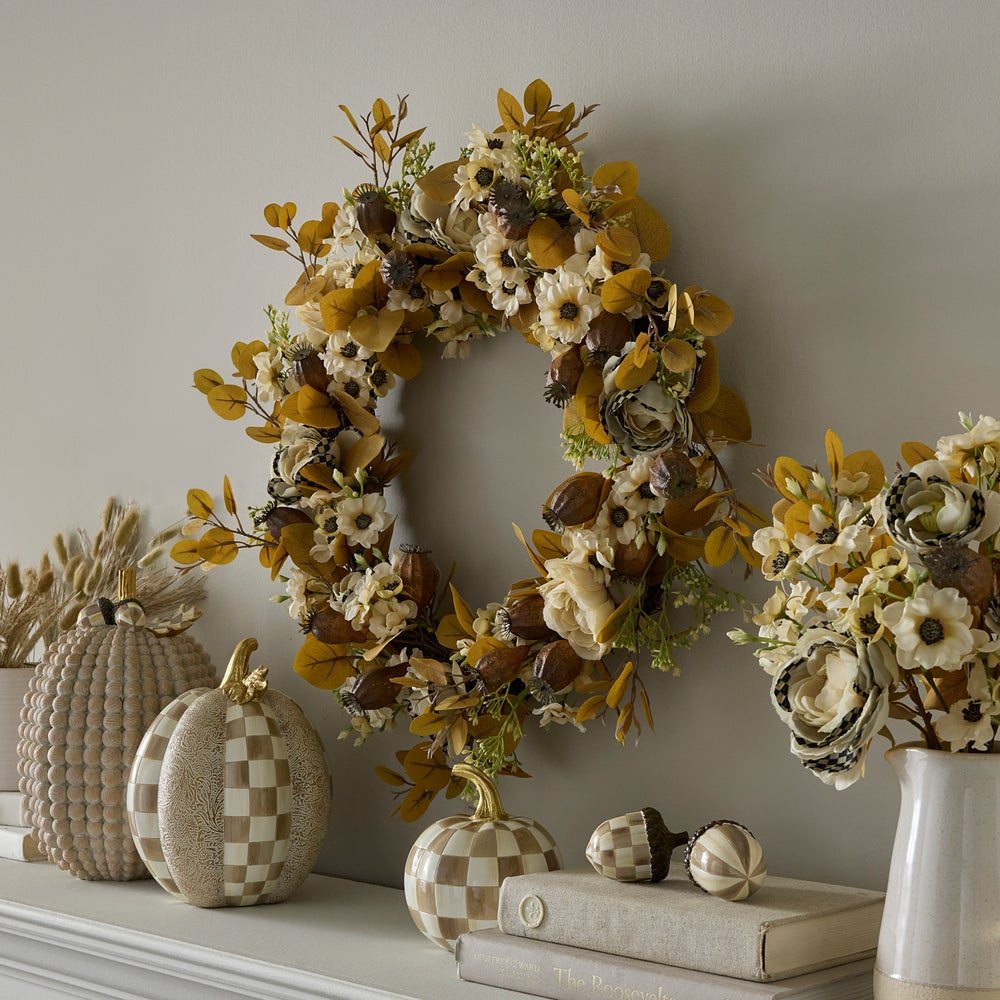 Cafe Floral 24" Wreath | MacKenzie-Childs