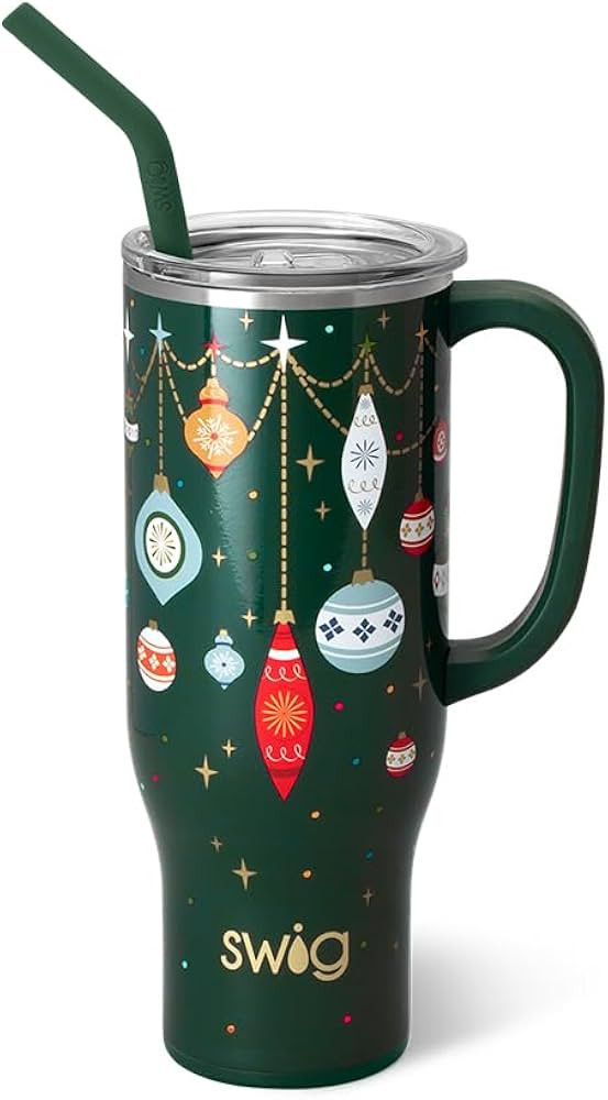 Swig Life 30oz Mega Mug, 30oz Tumbler with Handle and Straw, Large Insulated Tumblers, Cup Holder... | Amazon (US)