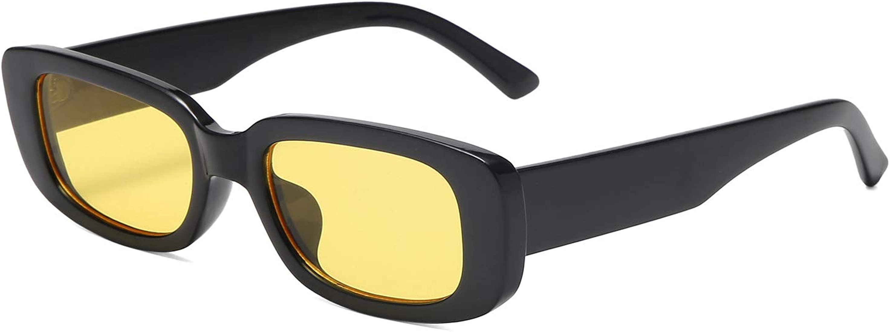 VANLINKER Polarized Rectangle Retro Vintage 90s Sunglasses For Women Rectangular Chunky Glasses E... | Amazon (US)