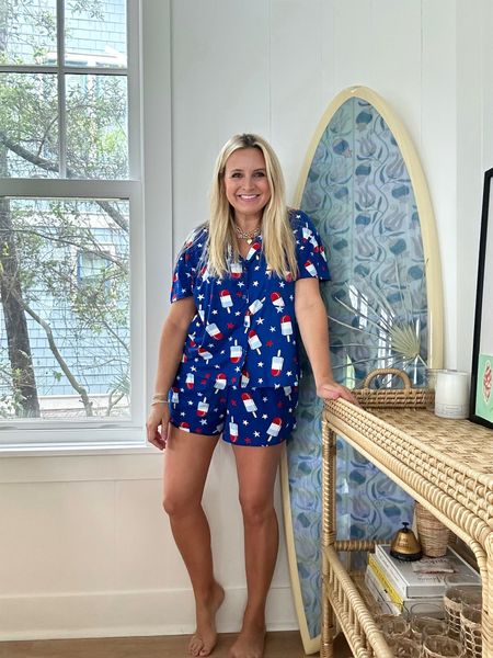 Fourth of July pajamas and they are so good! Wearing smalls 

#LTKFindsUnder50 #LTKSeasonal #LTKStyleTip