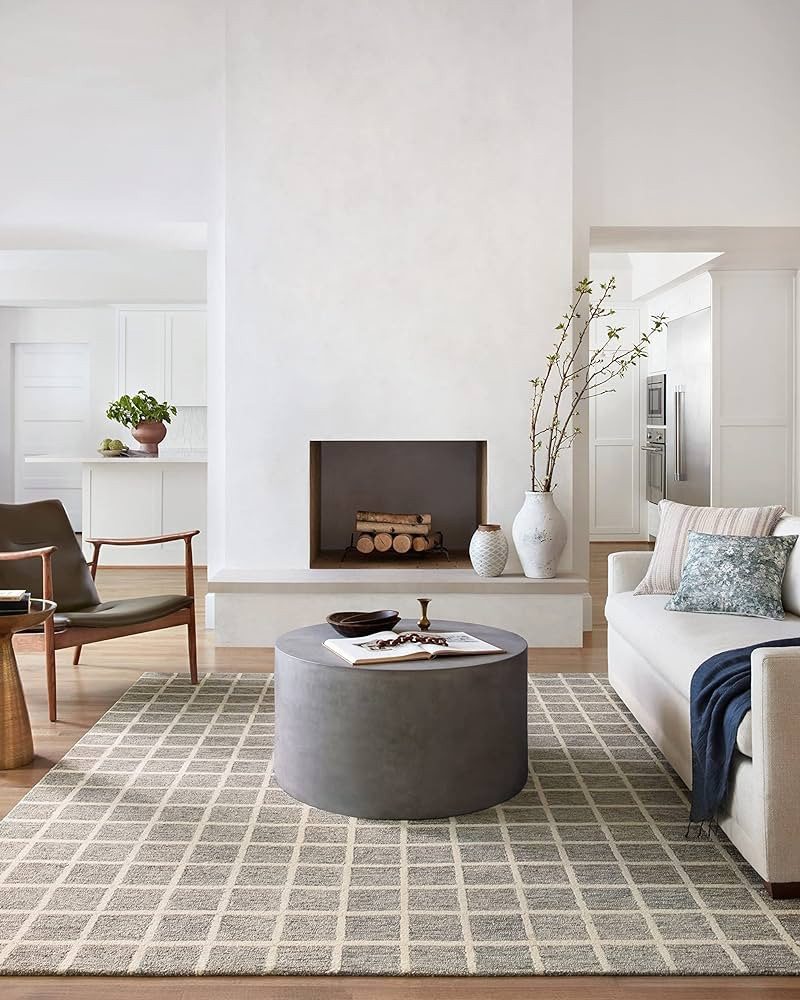 Loloi Chris Loves Julia x Polly Collection POL-05 Accent Rug 2'-0" x 5'-0" Slate/Ivory Rectangula... | Amazon (US)