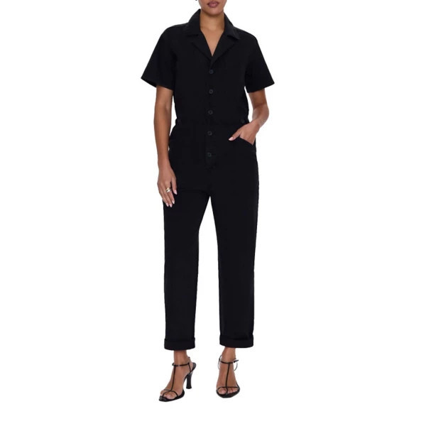 Women's Pistola Grover Denim Jumpsuit Small Black | Scheels