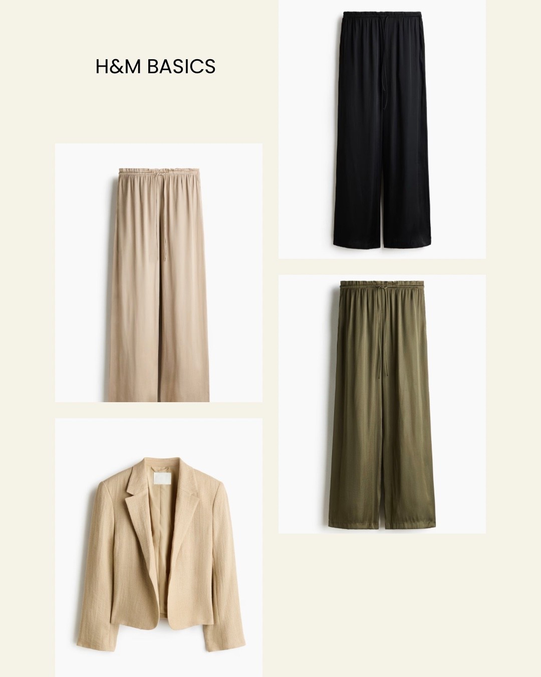 H&M basics that are sure to create some sleek polished looks 

#LTKgrwm #LTKSaleAlert #LTKootd