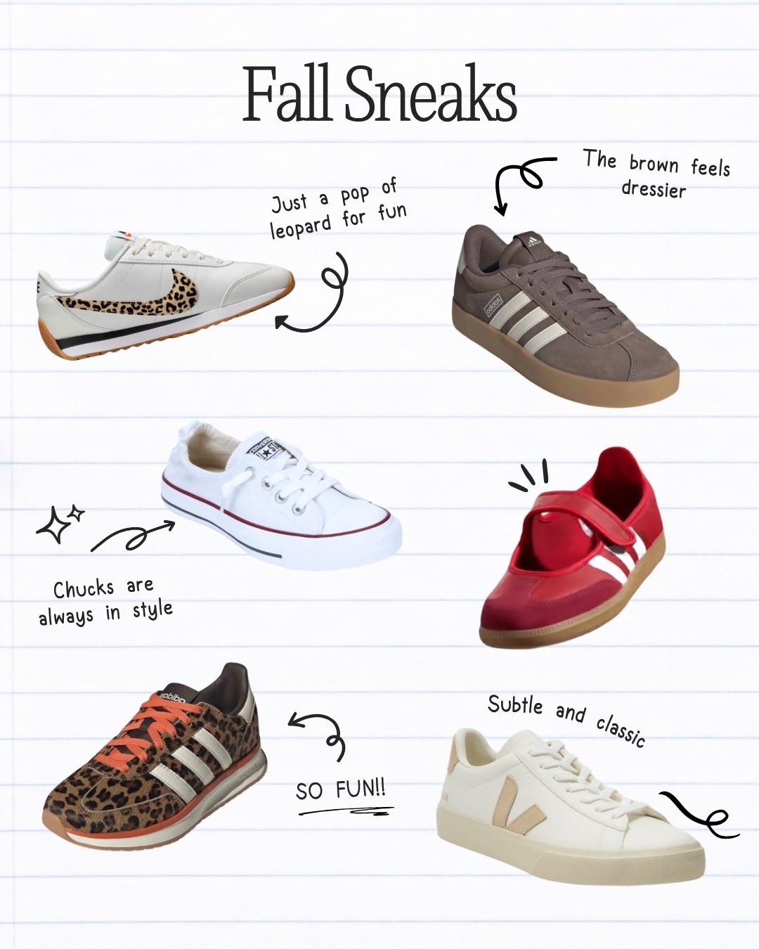 Fall Sneaks