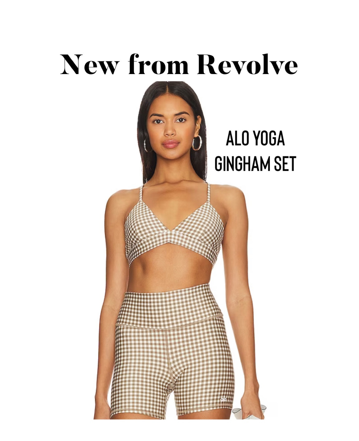 Revolve Alo yoga set, Summer style, gingham active wear 

#LTKstyletip #LTKFitness #LTKunder100