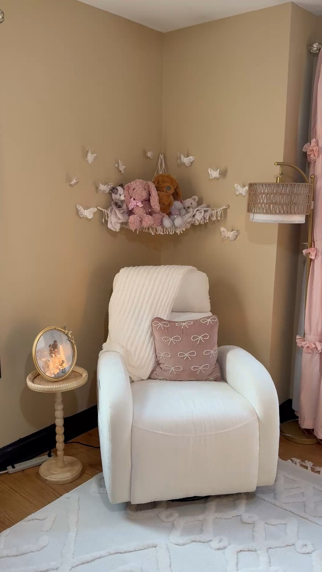 Can’t wait to relax in this corner! #babygirlnursery #girlnursery #nursery #newborn #wayfair #amazon #potterybarn 

#LTKFamily #LTKBaby #LTKKids