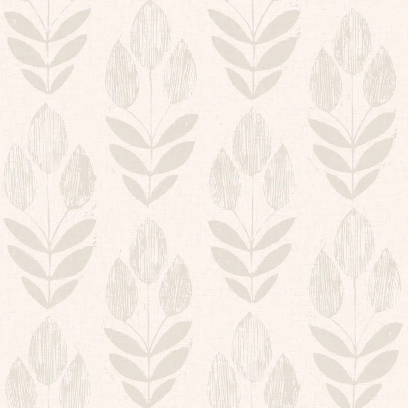 Guyer Scandinavian Block Tulip Wallpaper Roll | Wayfair Professional
