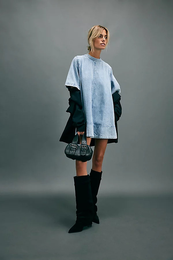 Felicity Suede Foldover Boots | Free People (Global - UK&FR Excluded)